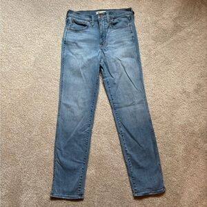 EUC Madewell Roadtripper Stovepipe Jeans - size 28